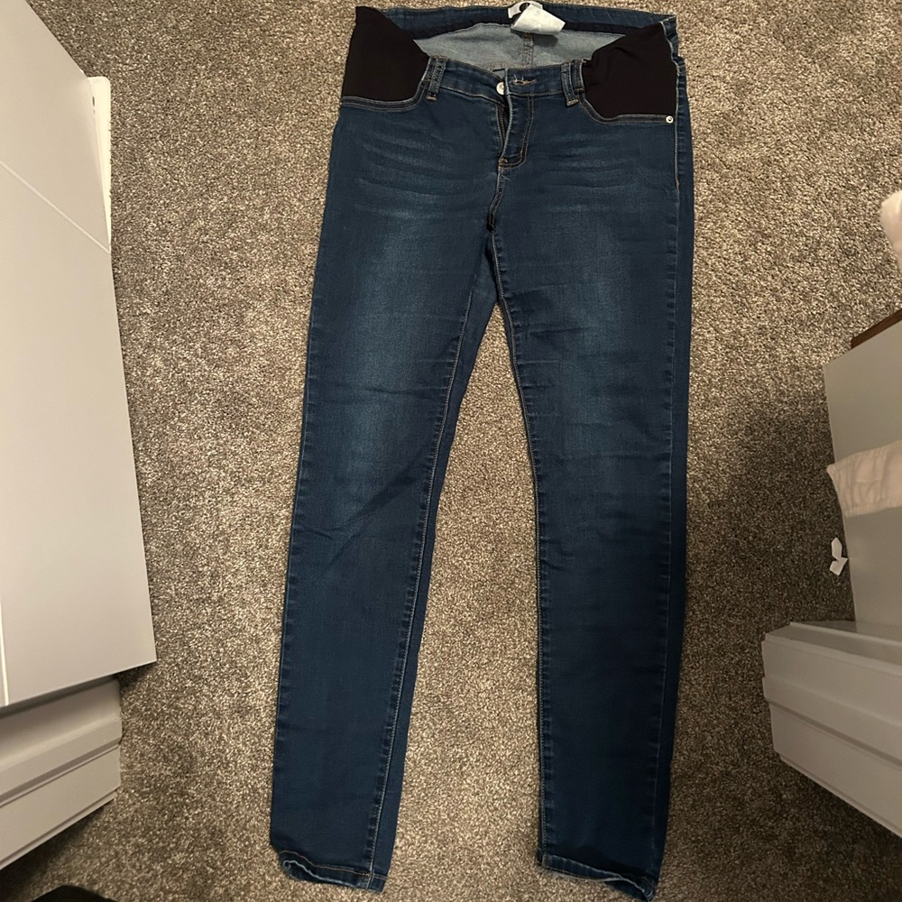 Preggo Denim tribeca skinny jeans size large